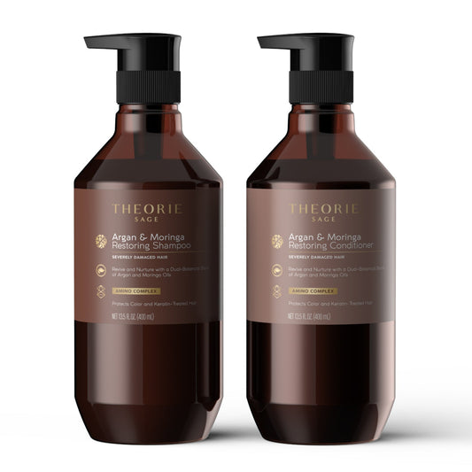 Argan & Moringa Restoring Shampoo & Conditioner Set