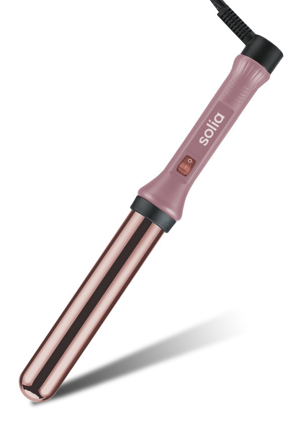 Rose Gold Titanium Professional Curling Wand 32mm - Pink